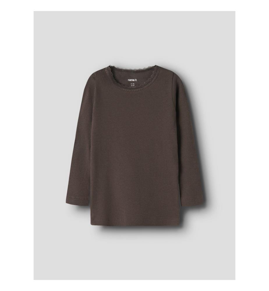 T-shirt manches longues Kab - Marron Foncé