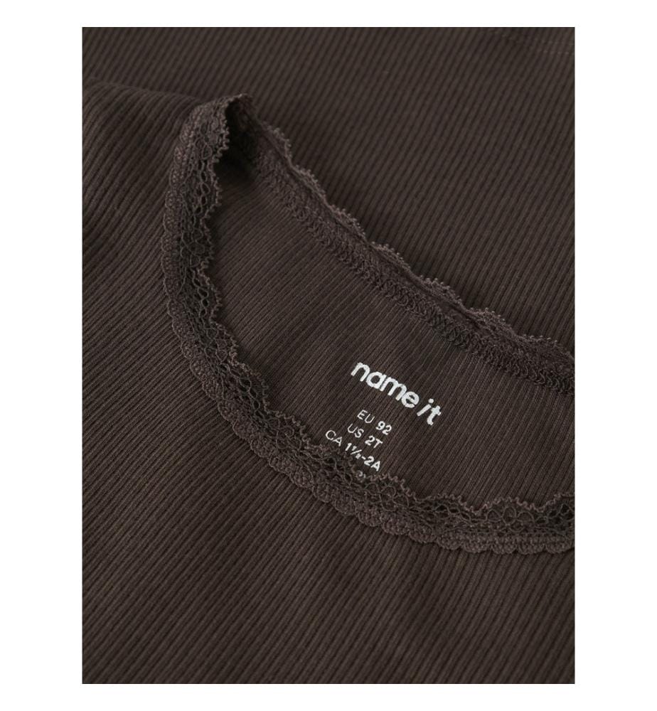 T-shirt manches longues Kab - Marron Foncé