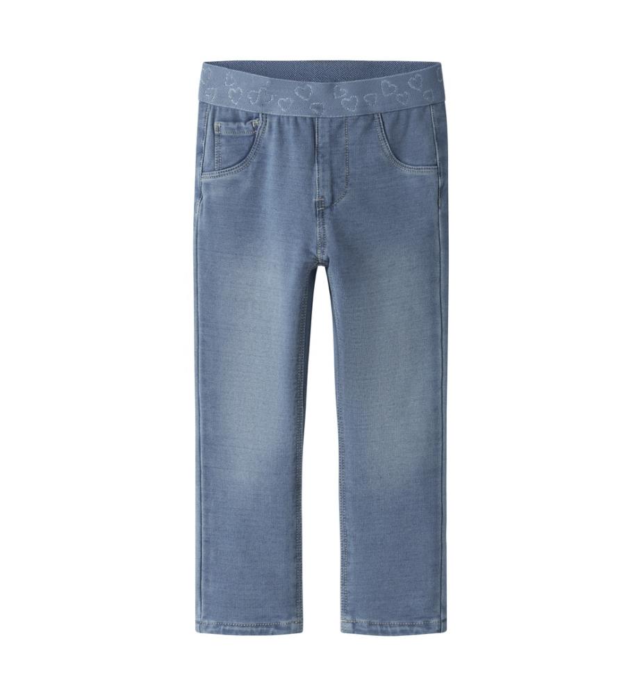 Jean slim Salli Coeurs - Denim Bleu Moyen