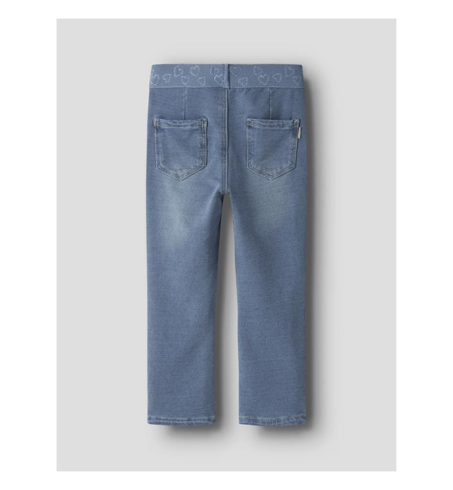 Jean slim Salli Coeurs - Denim Bleu Moyen