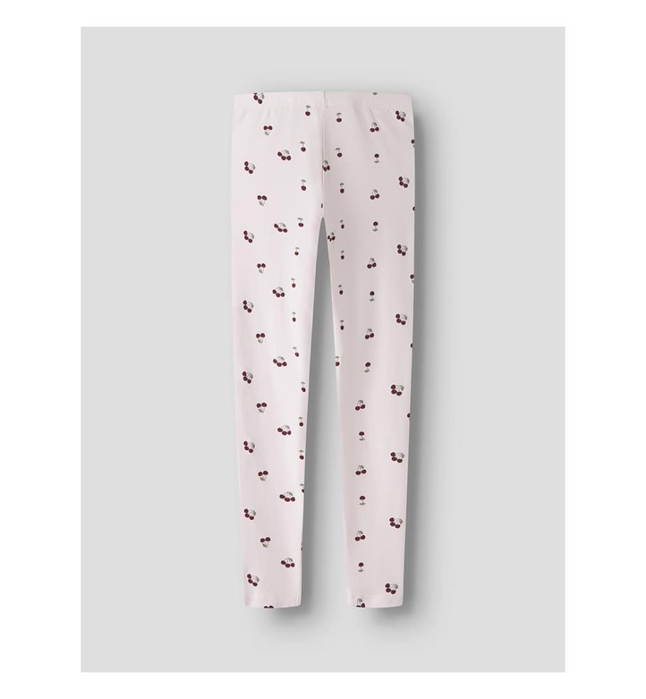 Leggings - Noir avec imprimé cerises rose cradle