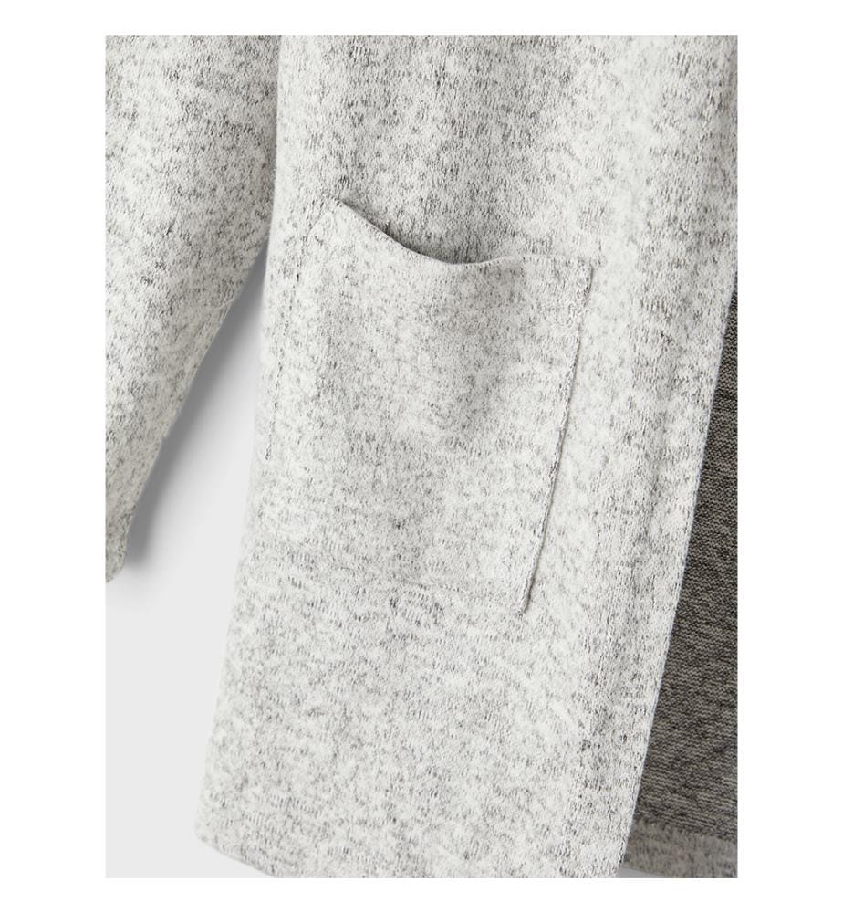 Cardigan en maille - Gris chiné