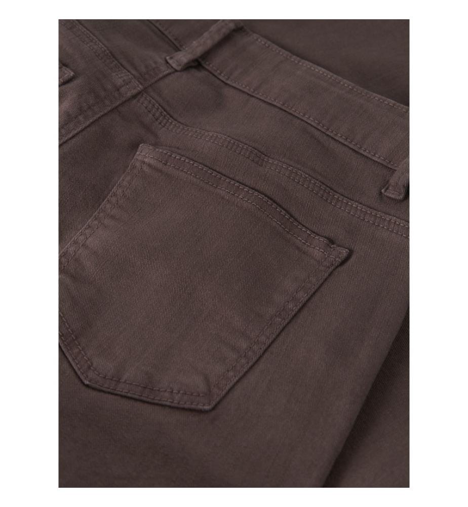 Pantaloni larghi rosa - marrone scuro