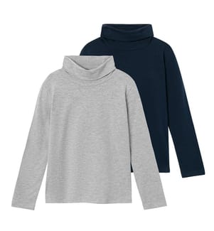 Lot de 2 T-Shirts - Dark Sapphire Grey Melange
