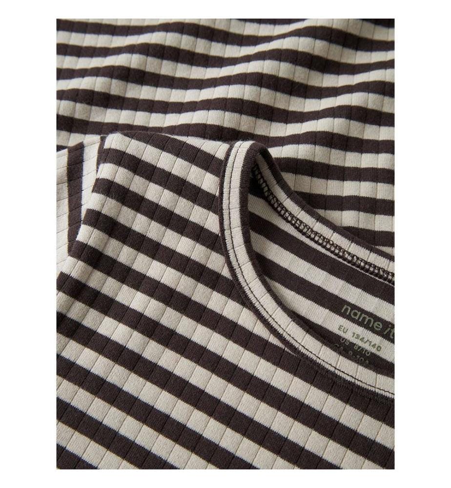 Top Suraja - Noir Motif Café