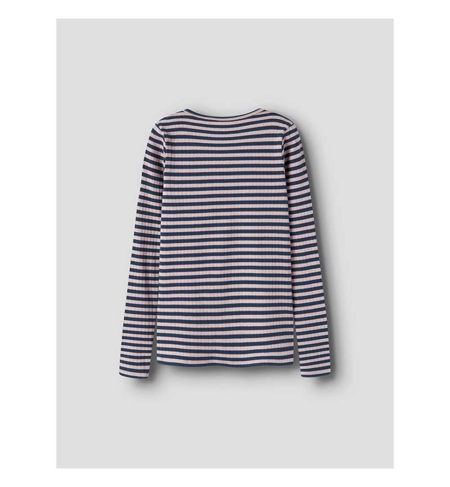 Top Suraja - Bleu Motif Lilas