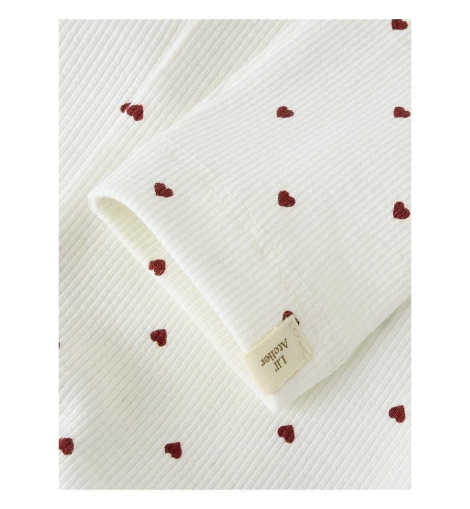 Leggings - Blanc coco Coeur