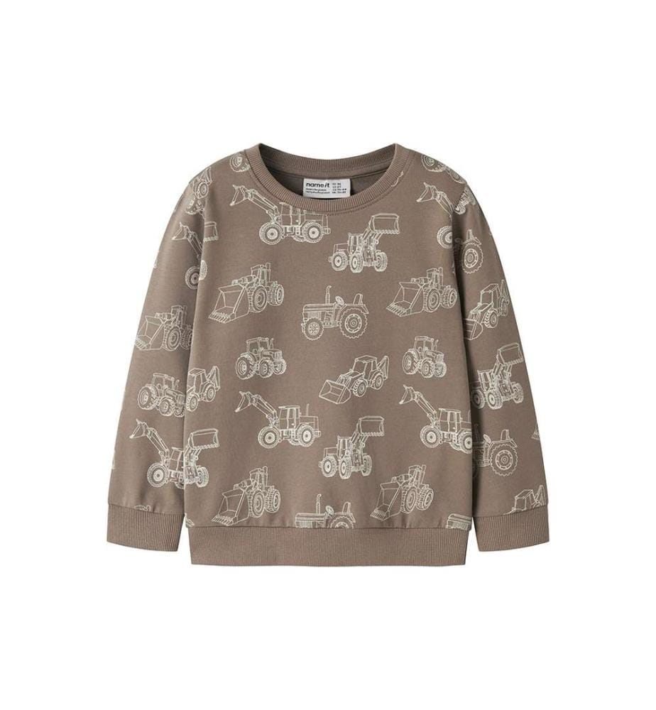 Sweat Varon Imprimé - Beige Fossile