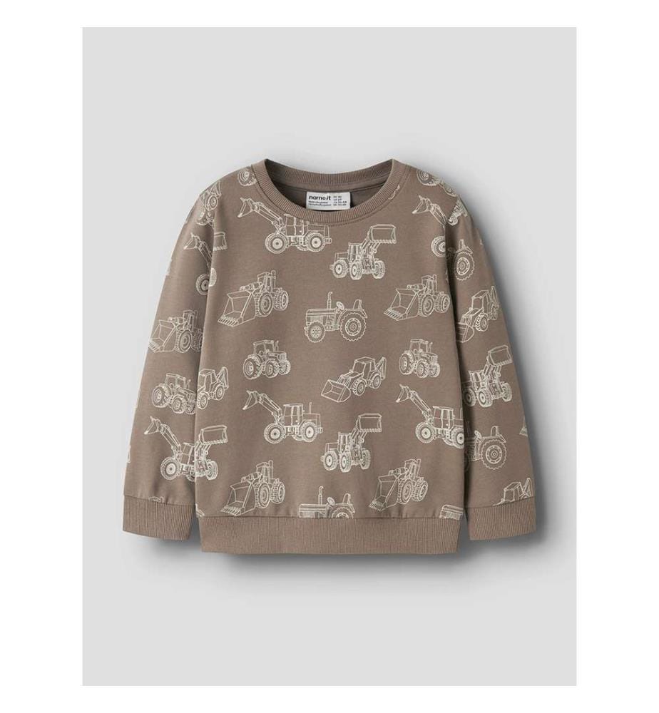 Sweat Varon Imprimé - Beige Fossile