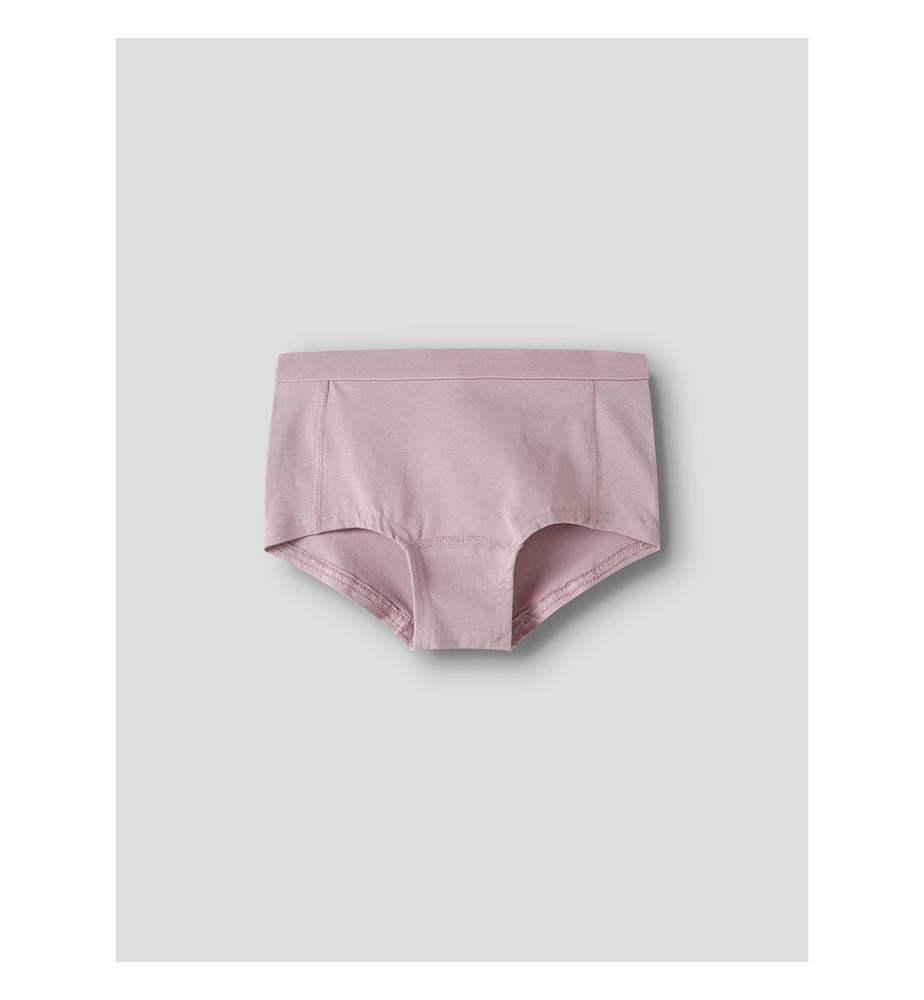 Lot de 6 Culottes - Ballerine avec imprimé coeurs lilas souvenir et gris lavande
