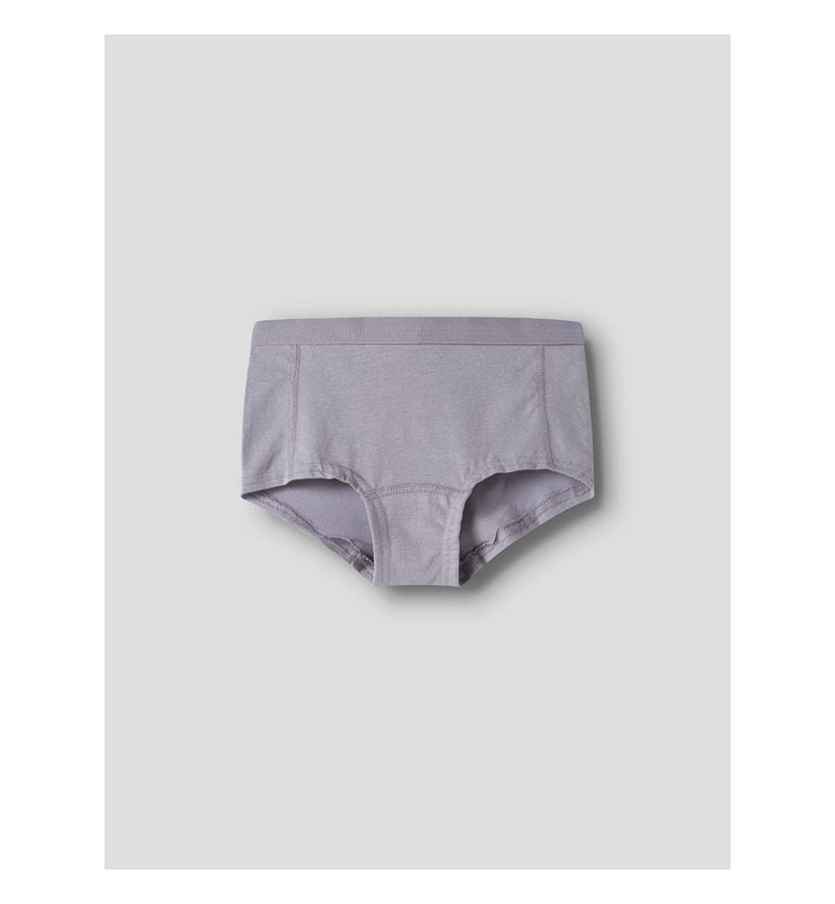 Lot de 6 Culottes - Ballerine avec imprimé coeurs lilas souvenir et gris lavande