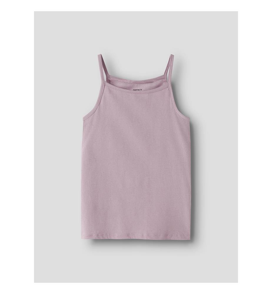 Lot de 4 Débardeurs - Ballerine avec imprimé coeurs lilas souvenir et gris lavande