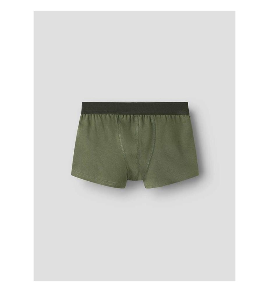 Lot de 5 boxers dinosaures - Vert Sauge