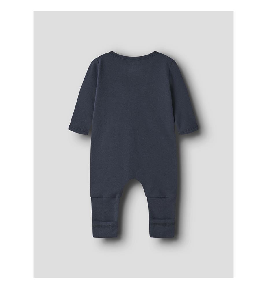 Lot de 2 Pyjamas - Gris chiné avec saphir foncé