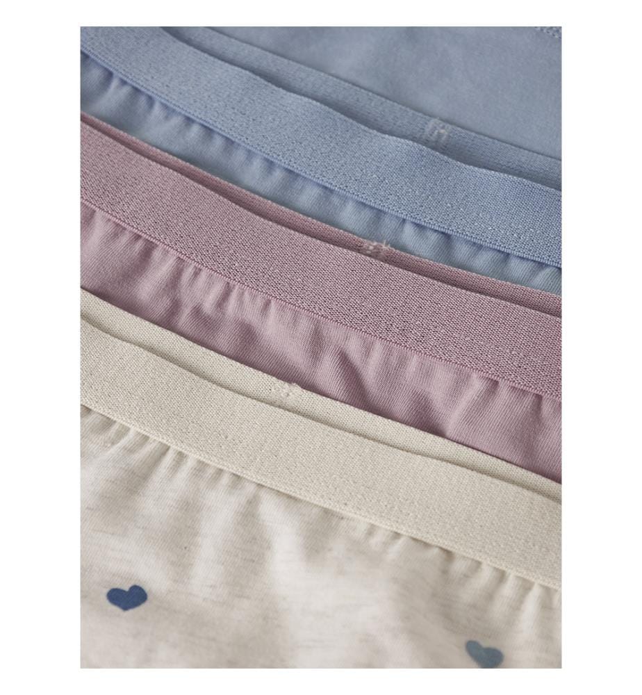 Lot de 3 Culottes - Peyote chiné avec mauve ombré et ciel infini