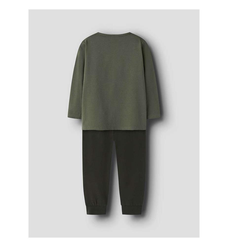 Lot pyjama 2 pièces Dinosaures - Vert Sauge