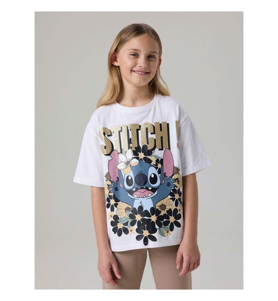 T-shirt Stitch Jyna - Blanc