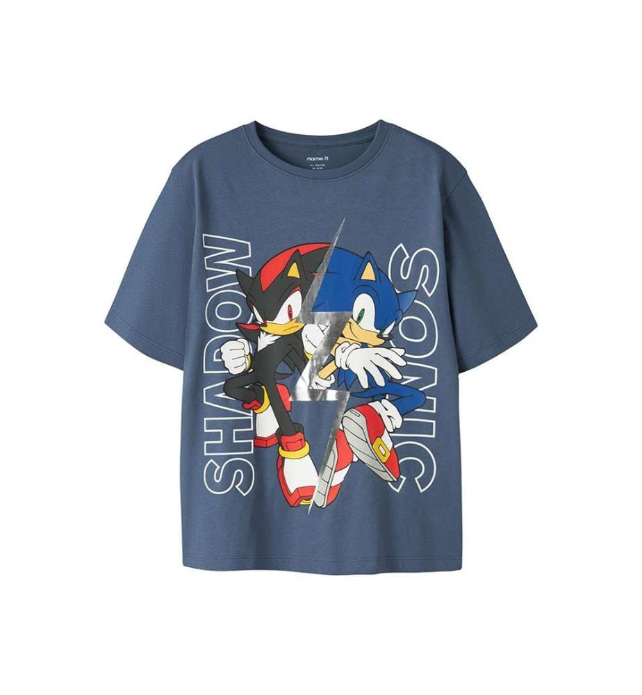 T-shirt Sonic Julle - Indigo Vintage