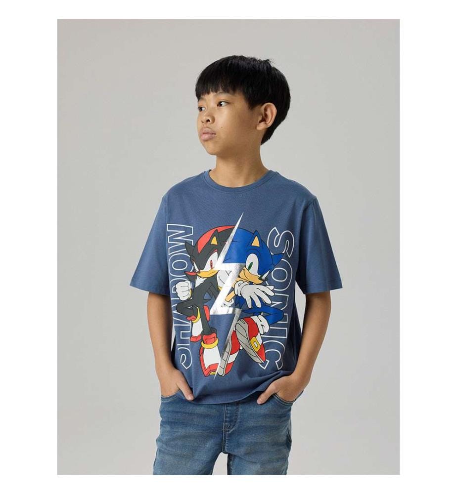 T-shirt Sonic Julle - Indigo Vintage