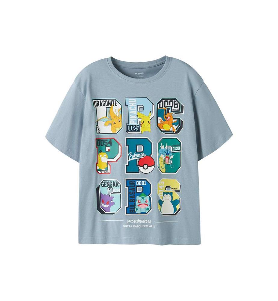 T-shirt Pokémon Julio - Bleu Clair