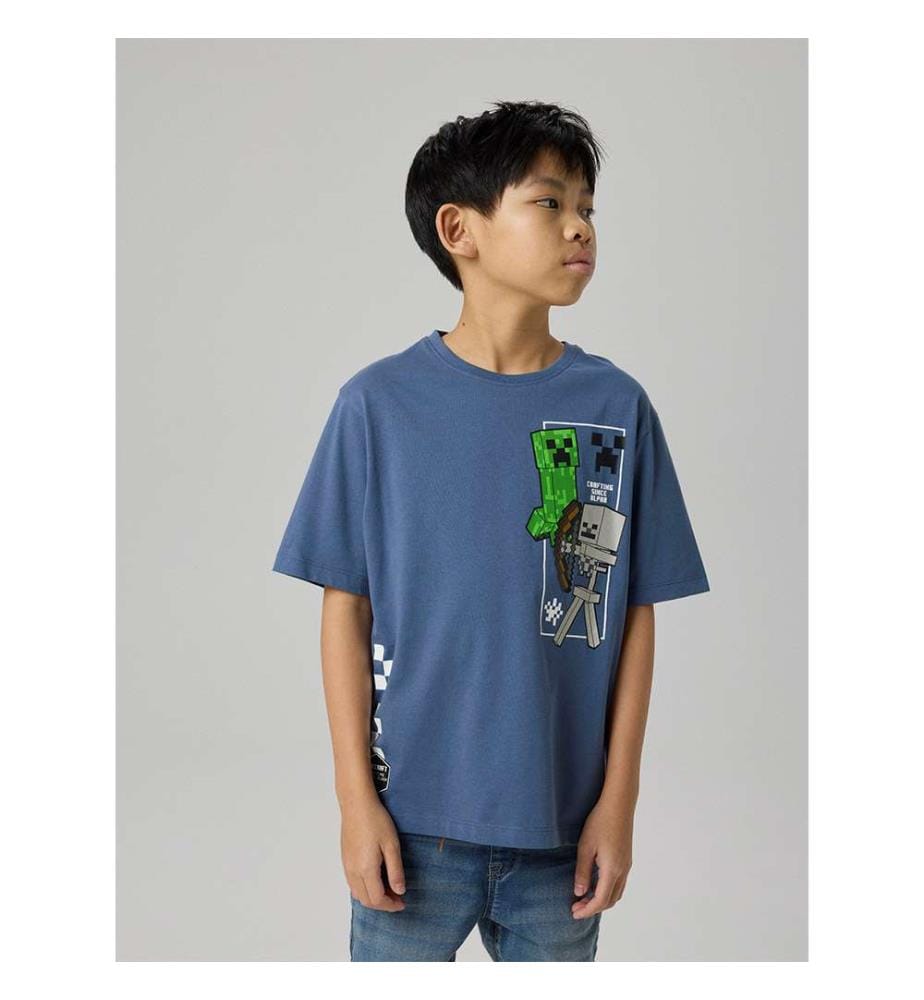 T-shirt Minecraft Jun - Indigo Vintage