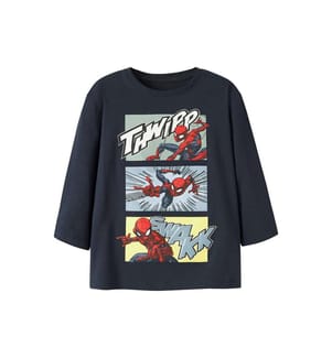 T-shirt manches longues Spider-Man Jarl - Bleu Marine