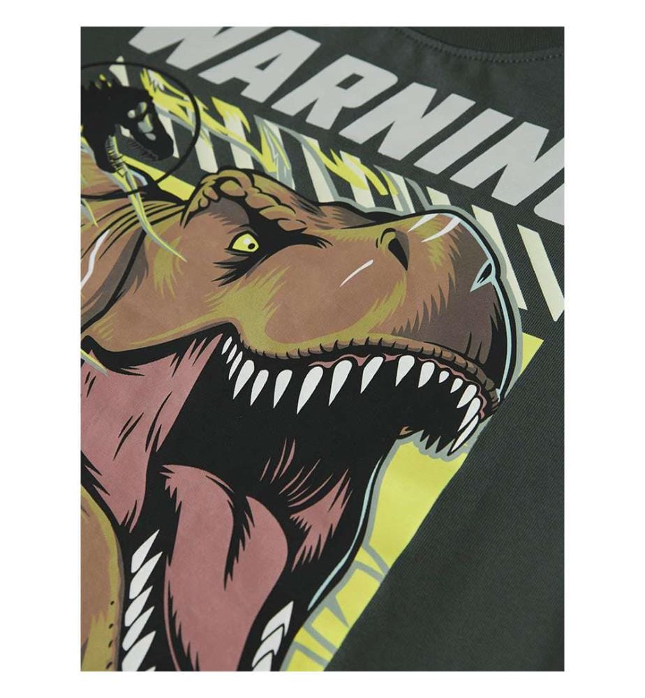 T-shirt manches longues Jurassic Jim - Gris Urbain