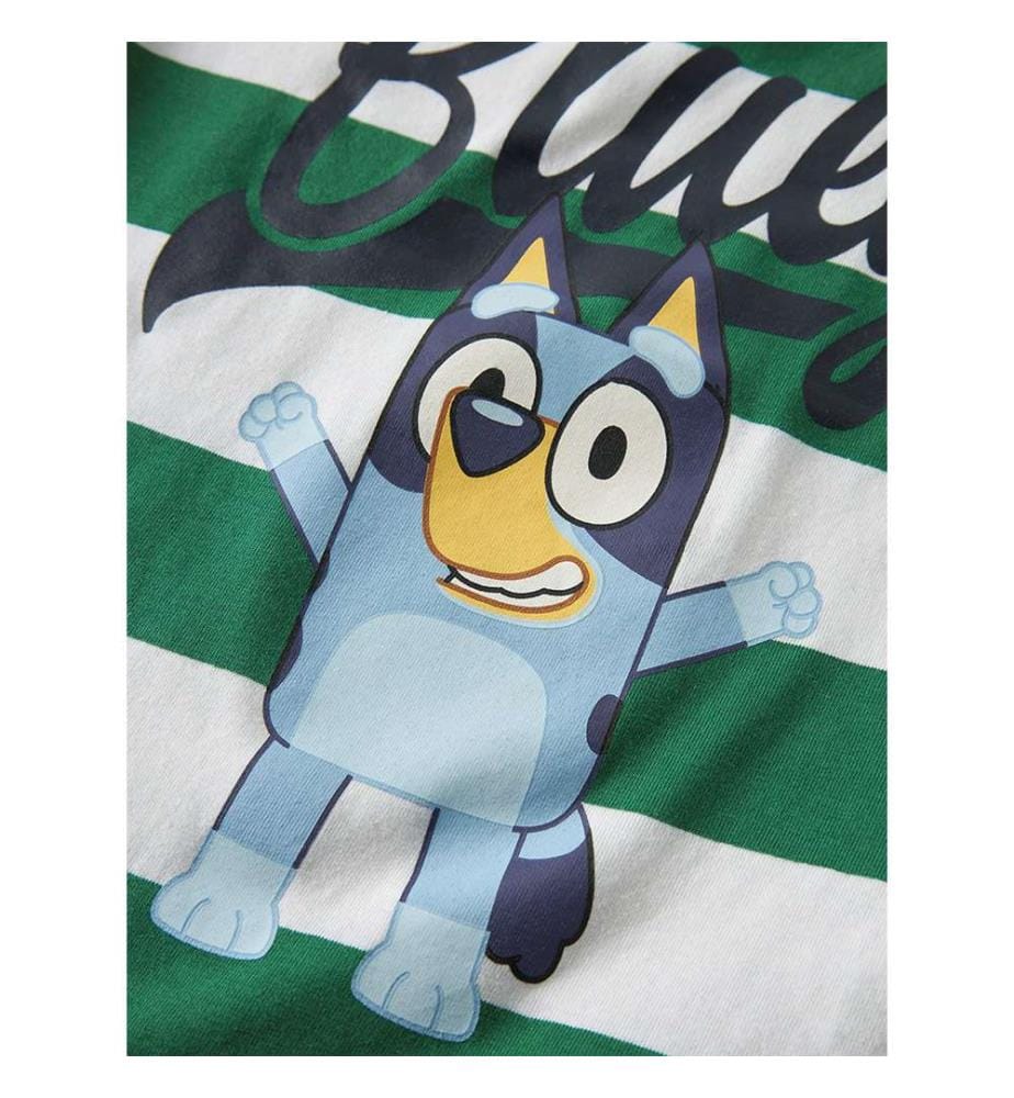 T-shirt manches longues Bluey Justin - Vert