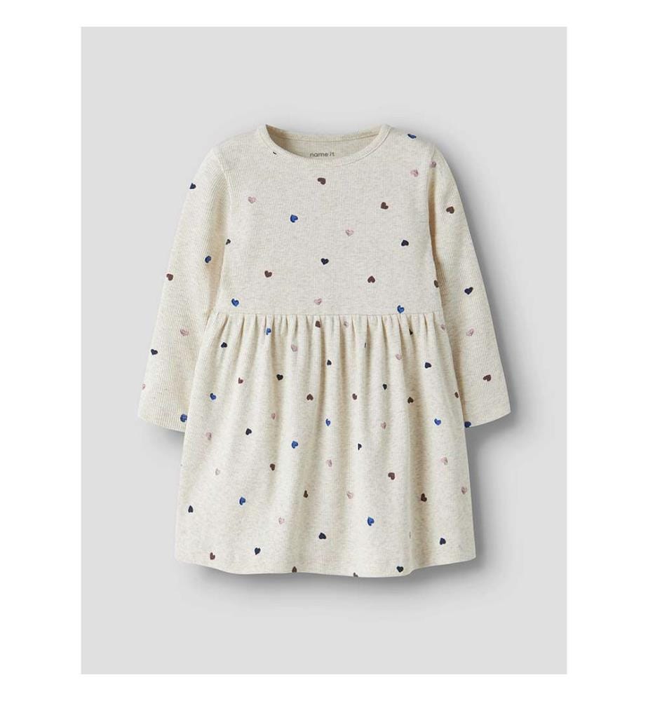 Robe Nutti Coeurs - Beige Chiné