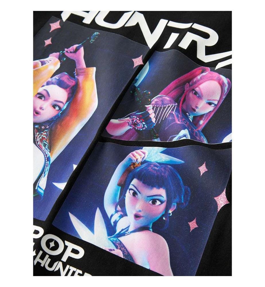 T-shirt K-Pop Mara - Noir