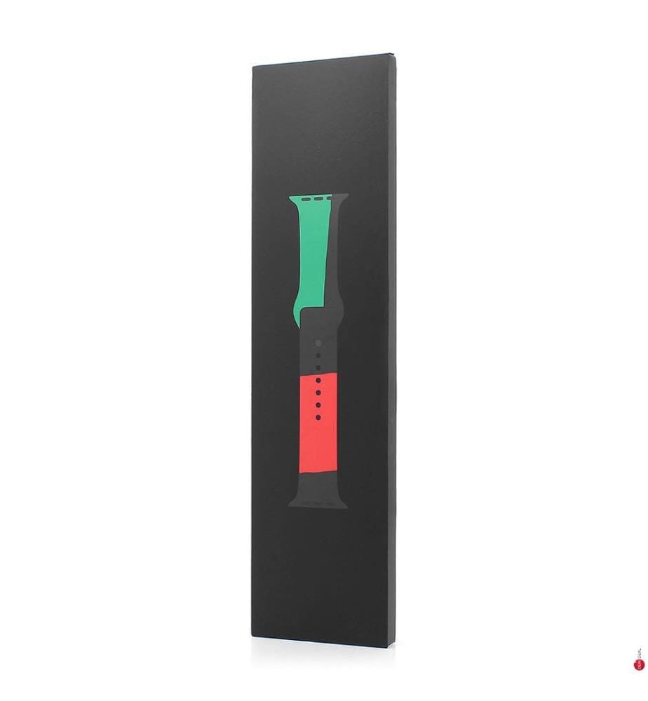 Sport Unity Armband 40 mm – Grün/Rot