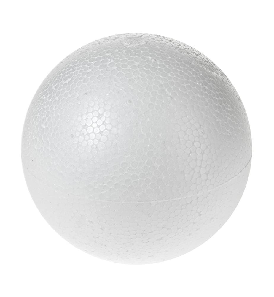 Boule en polystyrène - Blanc