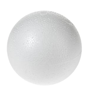 Boule en polystyrène - Blanc