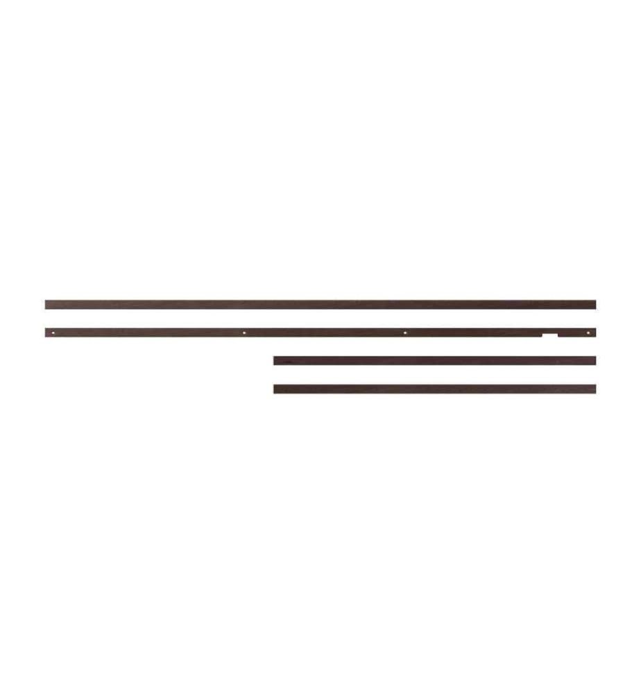 Abnehmbarer Rahmen 43" – Braun