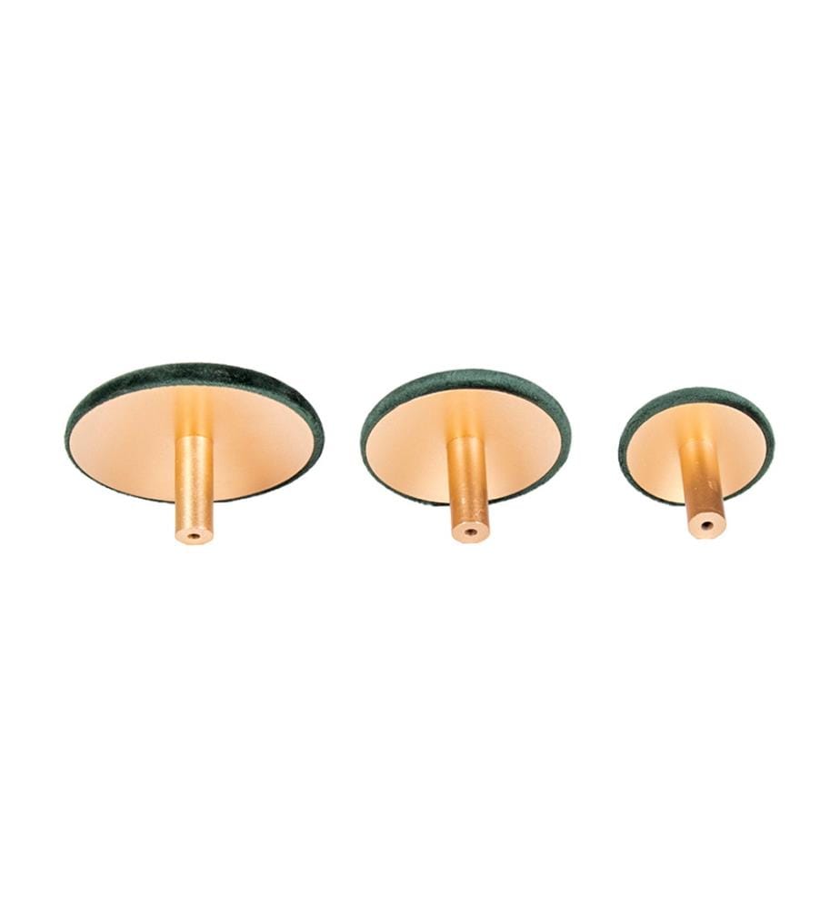 Lot de 3 Accroches-Sac Giza - Vert Foncé