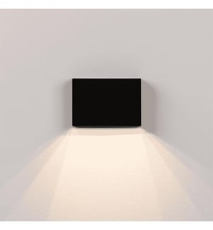 Lackierte Wandleuchte - Schwarz