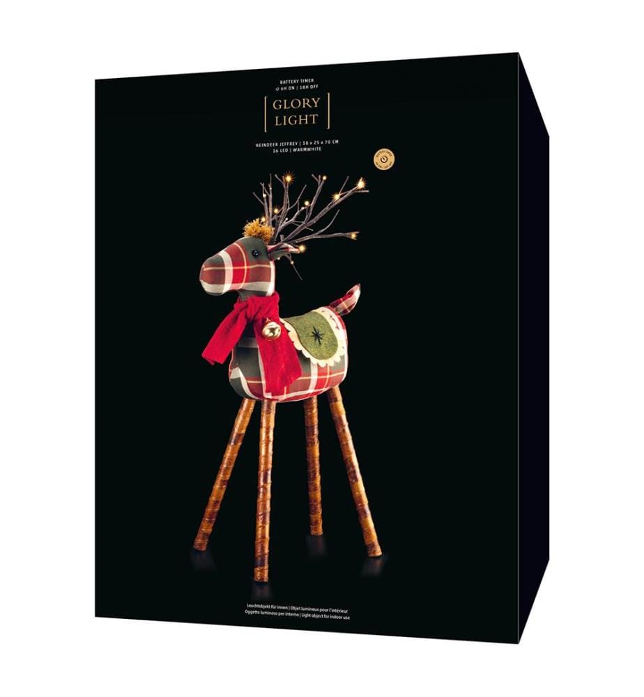 Renne Jeffrey 16 LED - Rouge