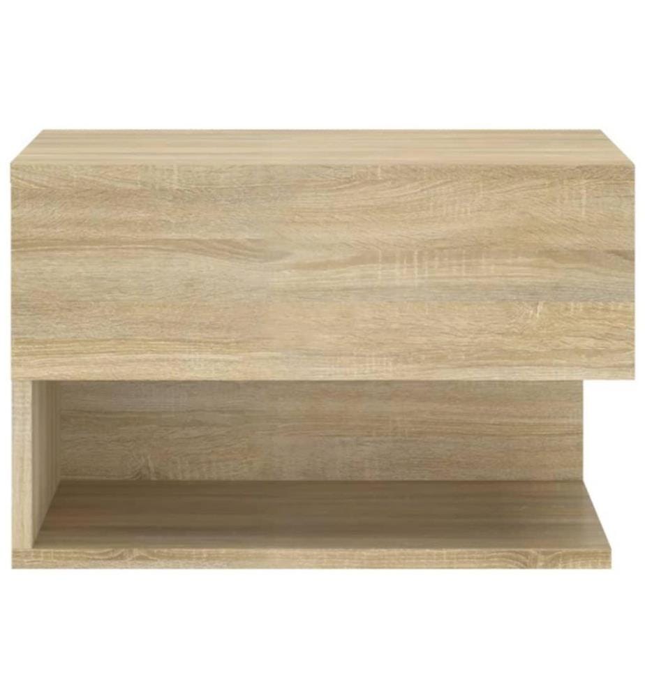 Wand-Nachttisch Sonoma-Eiche Holzwerkstoff