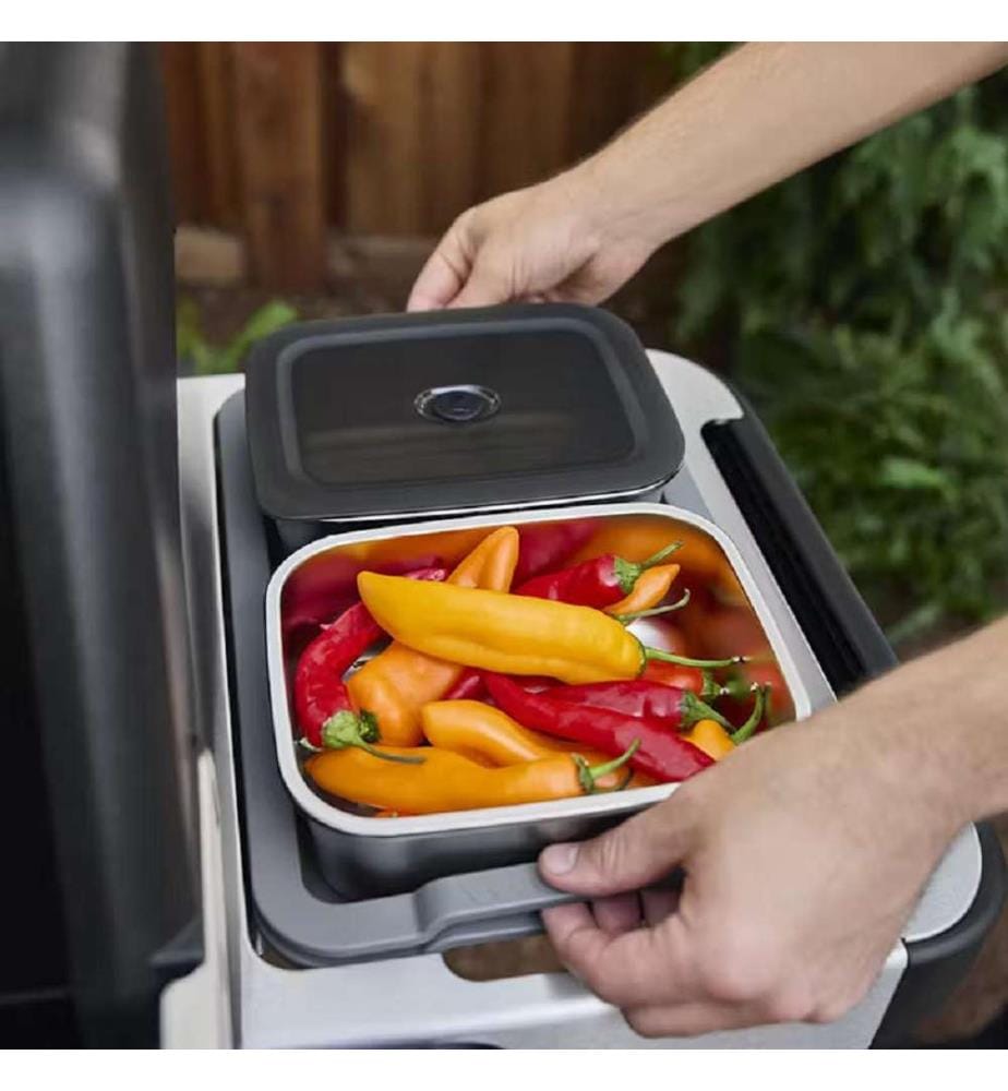 Contenitori per Preparazione Weber Works - Argento e Grigio Scuro