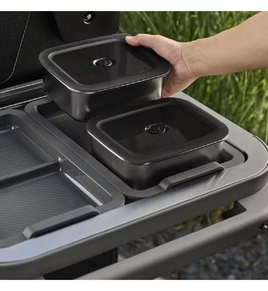Contenitori per Preparazione Weber Works - Argento e Grigio Scuro