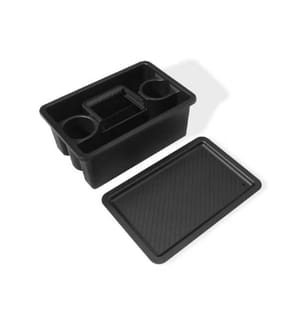 Weber Works Box mit Ablage und Deckel - Schwarz