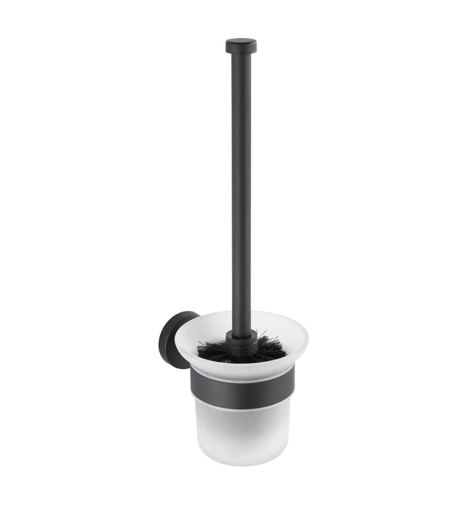 WC-Garnitur Bosio Black matt, Edelstahl rostfrei