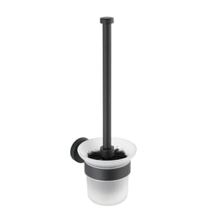 WC-Garnitur Bosio Black matt, Edelstahl rostfrei
