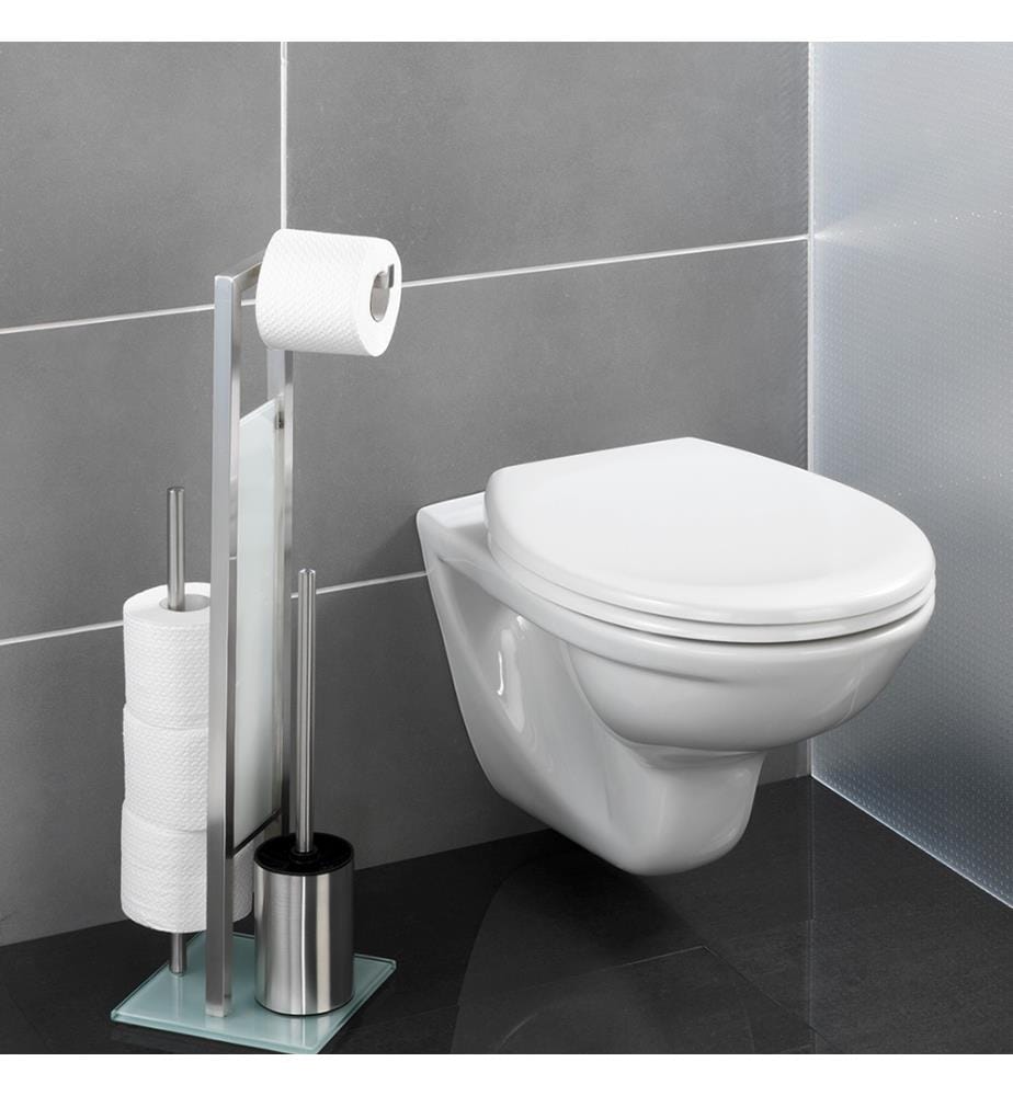Rivalta floor-standing toilet - White and Black
