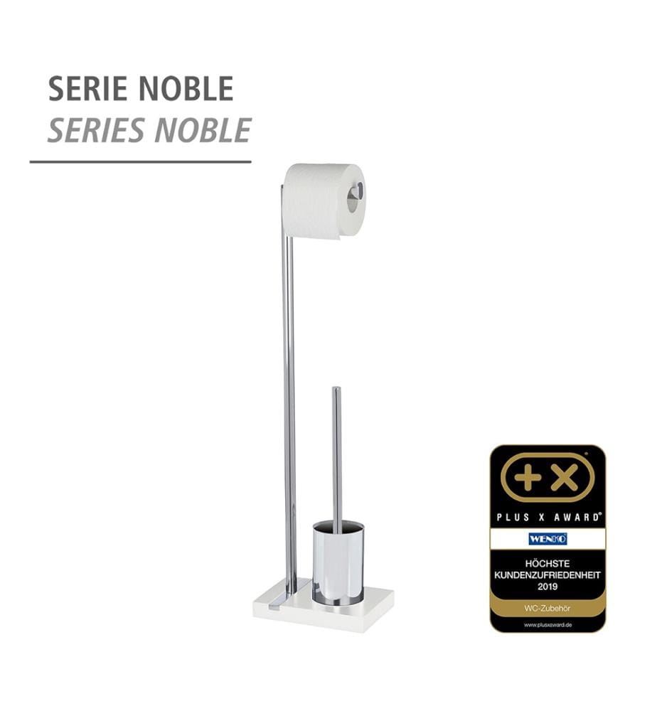 Noble toilet combination - White and Silver
