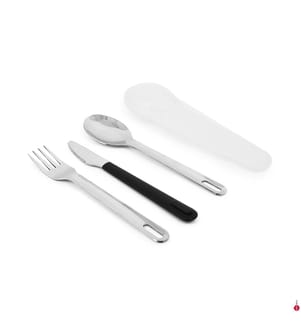 Set de Couverts GoEat - 3 Pièces - Argenté