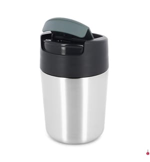 Mug de Voyage 340 ml - Noir et Argenté