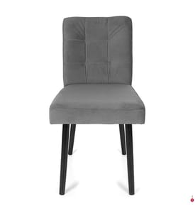 Lot de 2 Chaises Chiara - Jaune Foncé et Brun Clair
