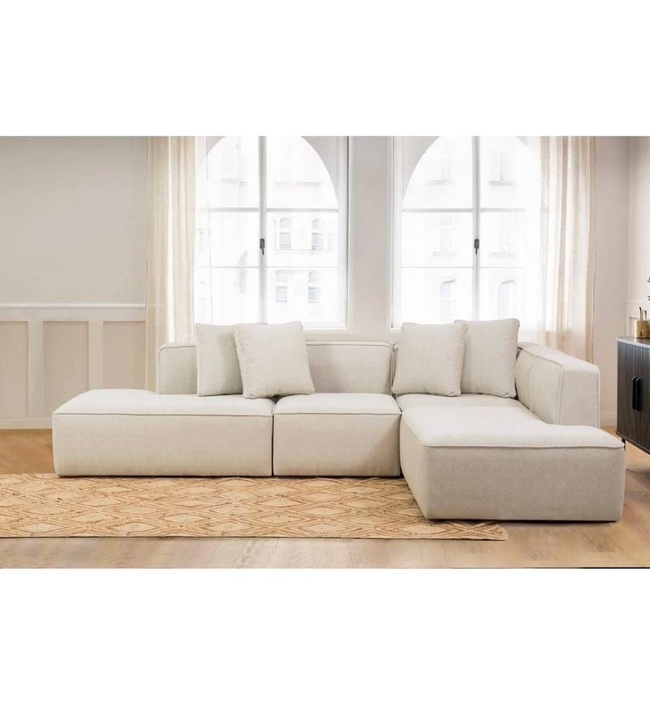 Ecksofa - Cremeweiss
