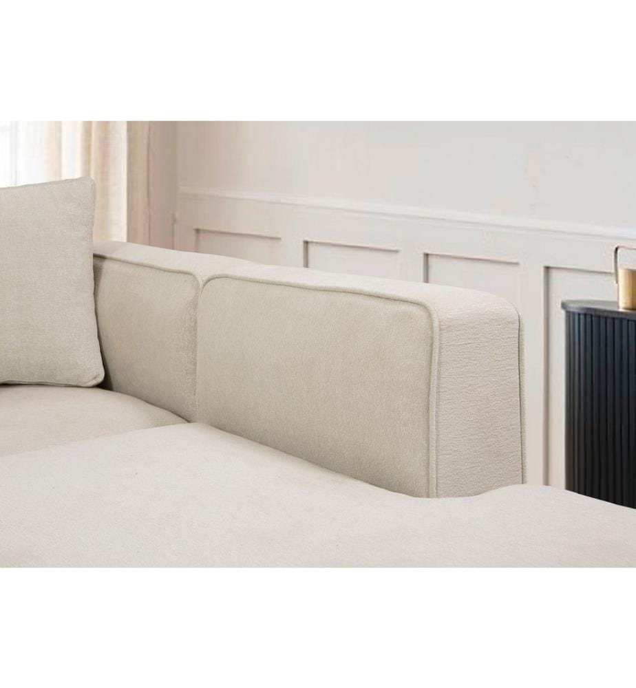 Ecksofa - Cremeweiss